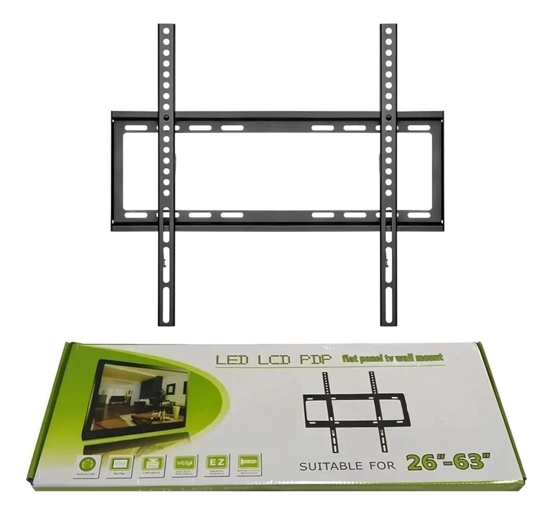SOPORTE FIJO PARA TV LED 26-63' HASTA 50KG NEGRO - 1