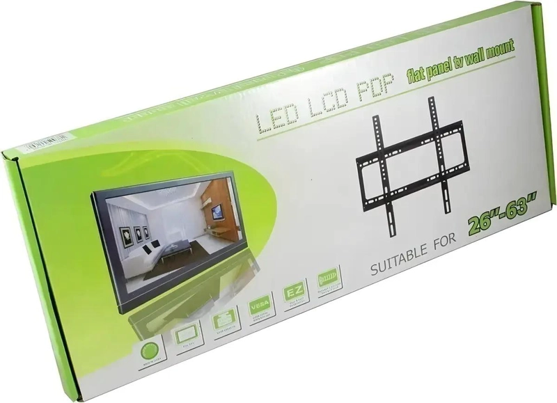 SOPORTE FIJO PARA TV LED 26-63' HASTA 50KG NEGRO - 3
