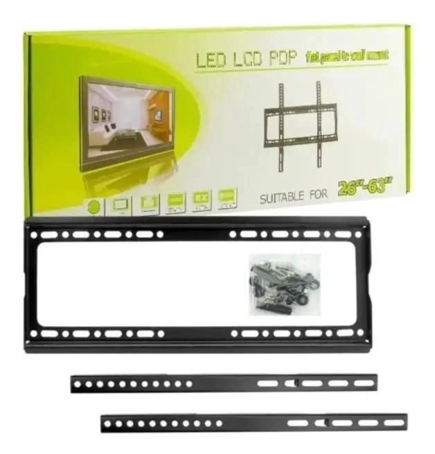 SOPORTE FIJO PARA TV LED 26-63' HASTA 50KG NEGRO - 4
