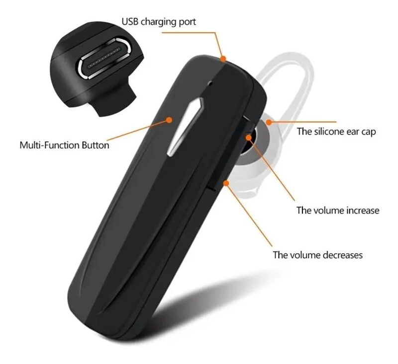 AURICULARES BLUETOOTH IN-EAR INALAMBRICOS MANOS LIBRES - 4