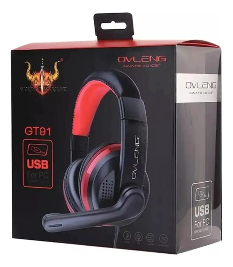 AUDIFONO CON MICROFONO OVER EAR PARA PC Y CONSOLAS - 4
