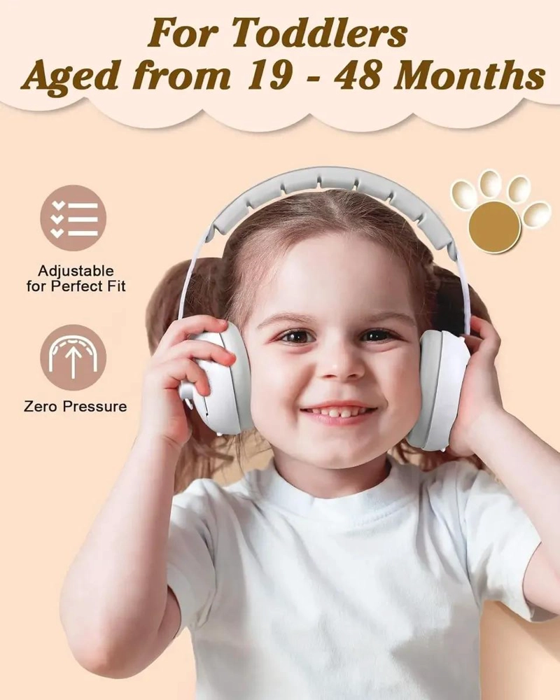 AUDIFONOS PROTECTORES ANTI-RUIDO PARA BEBE S Y NIÑOS 2 EN - 5