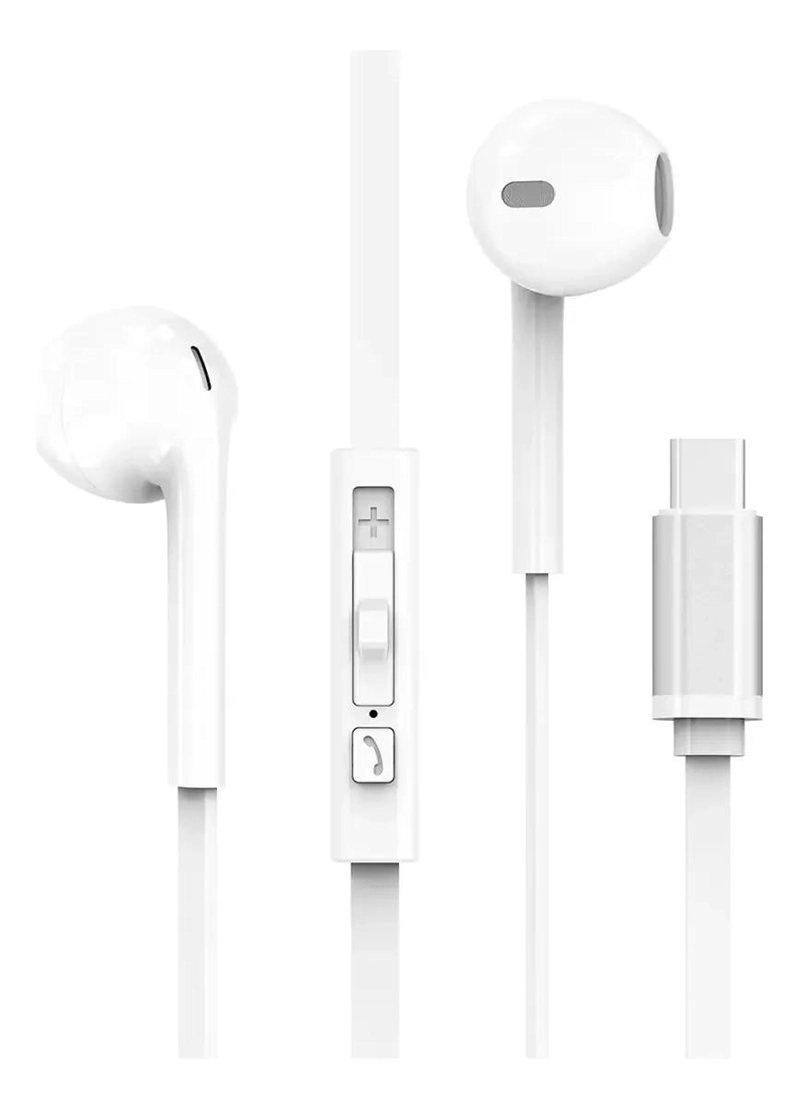 AUDIFONOS MANOS LIBRES CON MICROFONO TIPO C - 2
