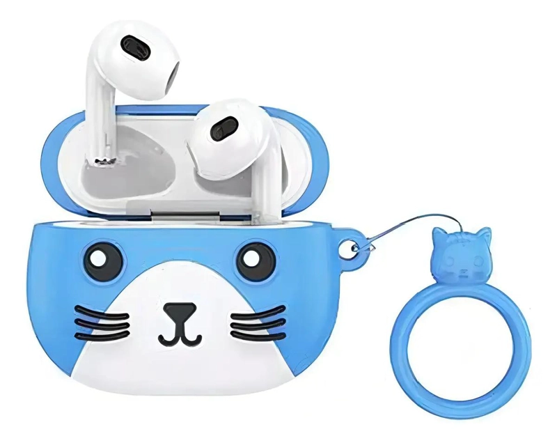 AUDIFONOS IN EAR BLUETOOTH TWS AZUL - 4