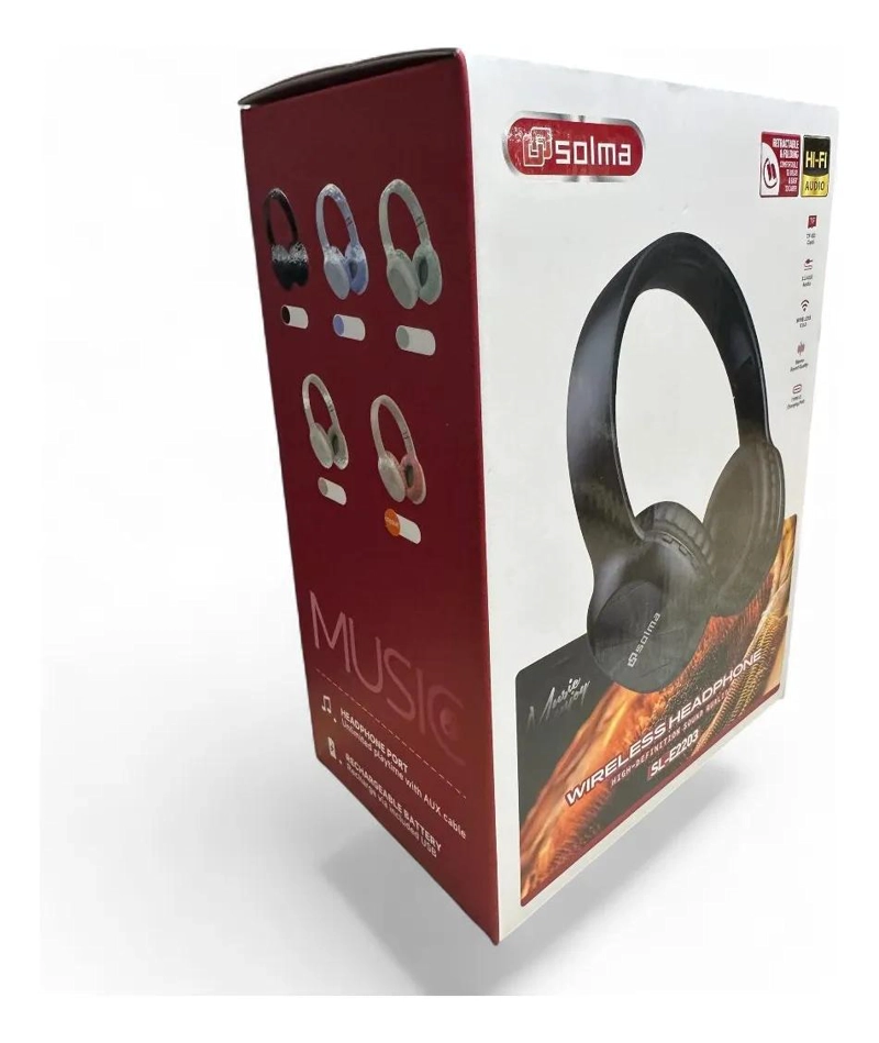 AUDIFONOS BLUETOOTH INALAMBRICOS MODELO SL-E2203 - 3
