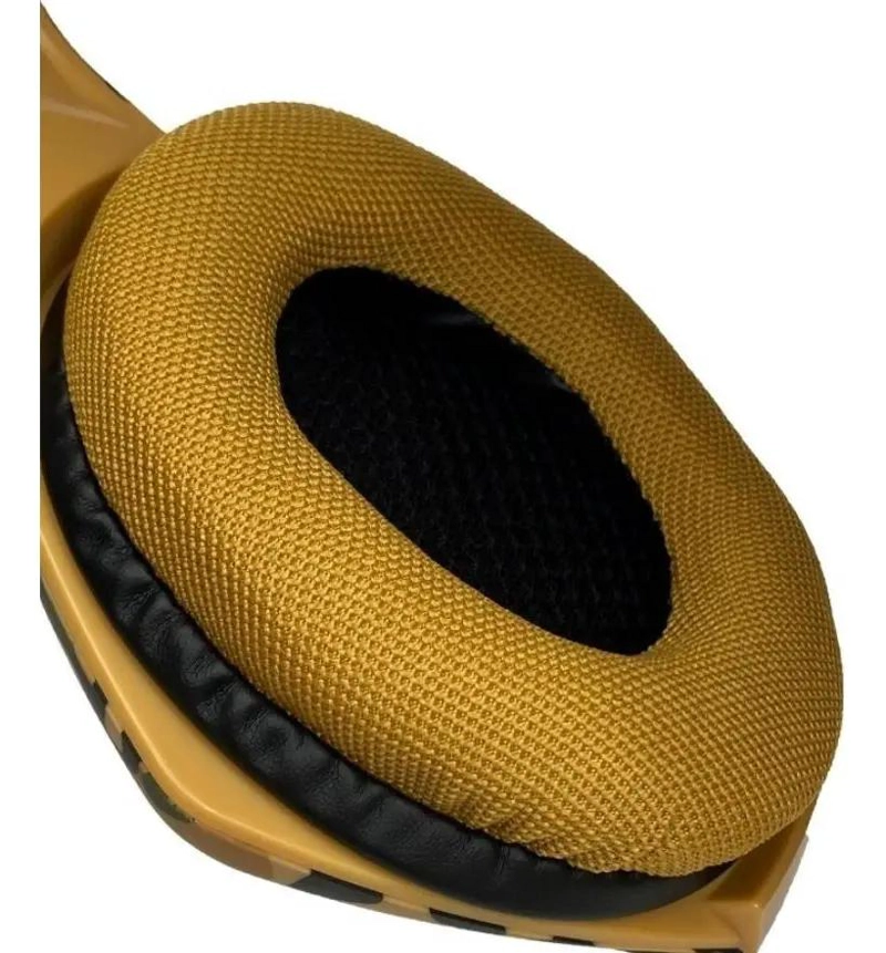 AUDIFONOS GAMER CAMUFLADOS CON LUZ LED Y MICROFONO - 2