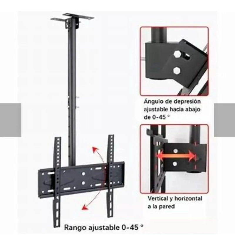 SOPORTE AJUSTABLE PARA TV DE 26 A 60 PULGADAS - 2