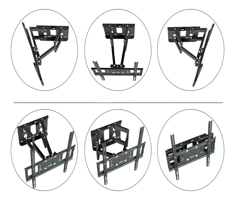 SOPORTE TV MOVIL DOBLE BRAZO PARA PANTALLAS 32'' A 70'' - 4