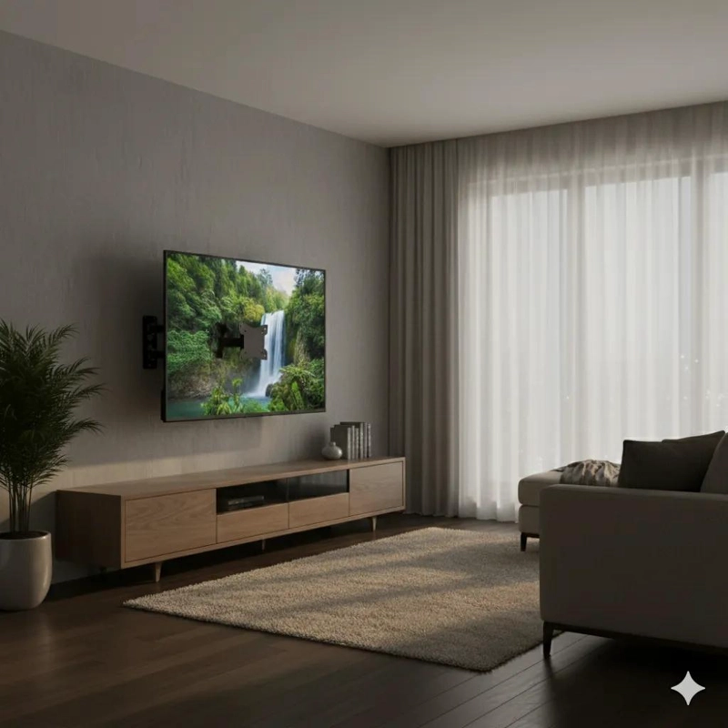 SOPORTE DE PARED AJUSTABLE PARA TV 32-75' NEGRO - 4