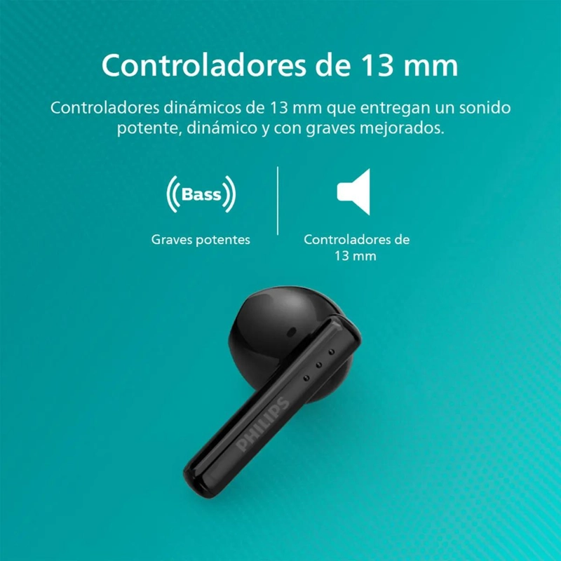 AUDIFONOS BLUETOOTH TWS NEGRO CON MICROFONO - 5