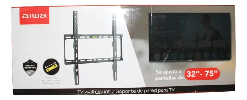 SOPORTE DE PARED FIJO PARA TV 32 A 75 PULGADAS - 4