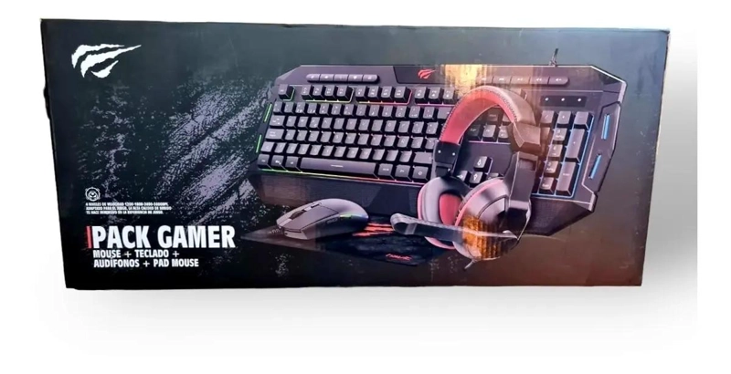PACK GAMER CON TECLADO, MOUSE Y AUDIFONOS - 1