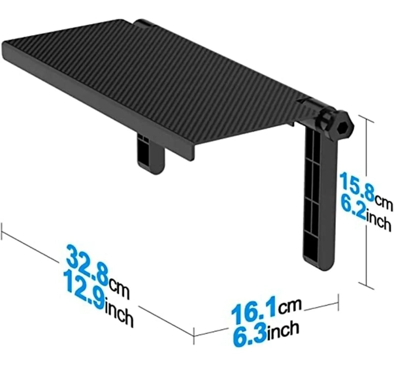 PACK 2 SOPORTES PLEGABLES PARA TV CON REPISA - 5