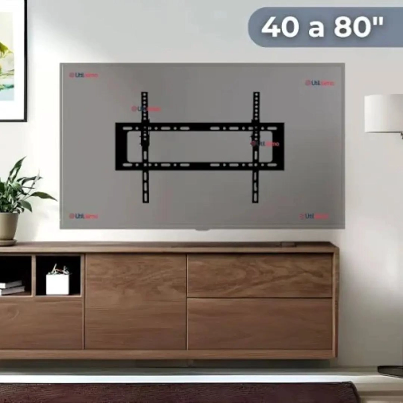 SOPORTE FIJO PARA TV DE 40 A 80 PULGADAS HASTA 75 KG - 4