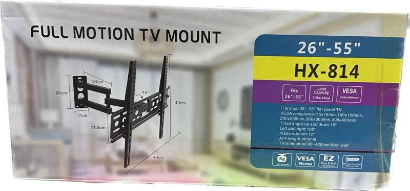 SOPORTE MOVIL ARTICULADO PARA TV 26-55 PULGADAS - 3