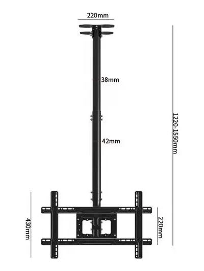 SOPORTE DE TECHO RETRACTIL PARA TV 32-75 PULGADAS - 2