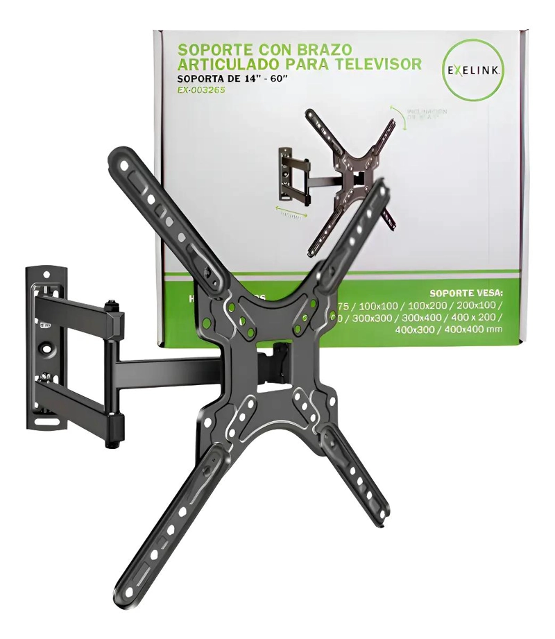 SOPORTE DE PARED PARA TV 32 A 65 PULGADAS CON BRAZO - 1