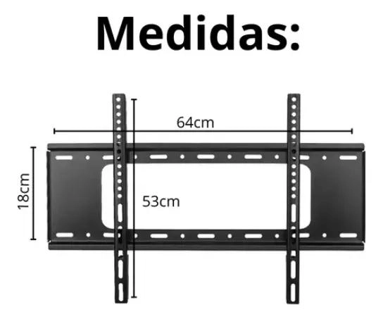 SOPORTE FIJO PARA TV DE 40 A 85 PULGADAS HASTA 75 KG - 2