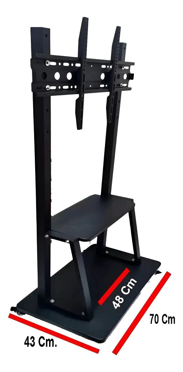 SOPORTE BASE CON RUEDAS PARA TV 32 A 70 PULGADAS - 1