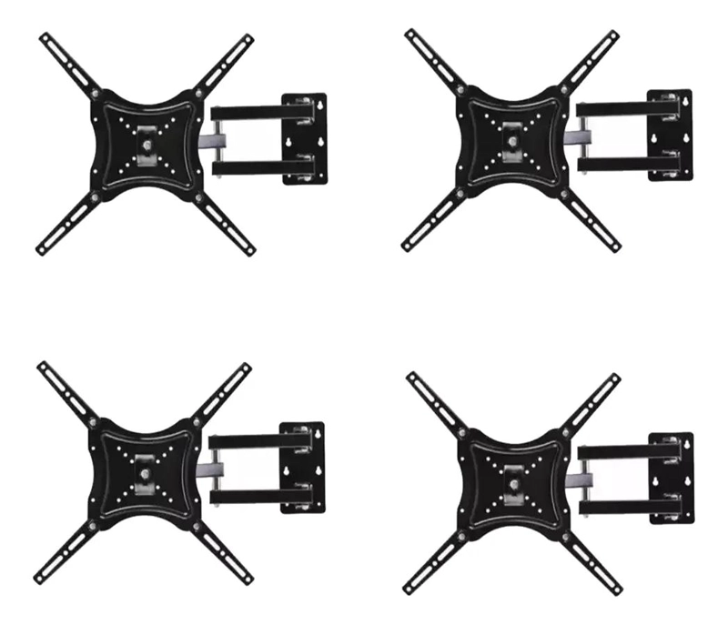 PACK 4 SOPORTES DE PARED PARA TV LCD Y LED 46 PULGADAS - 1