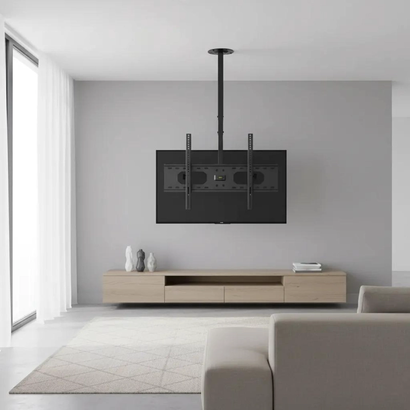SOPORTE DE TECHO NEGRO PARA TV 32 A 75 PULGADAS - 5