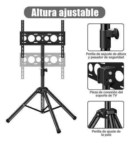 BASE TRIPODE PEDESTAL PARA TV 32 A 55 PULGADAS NEGRO - 3