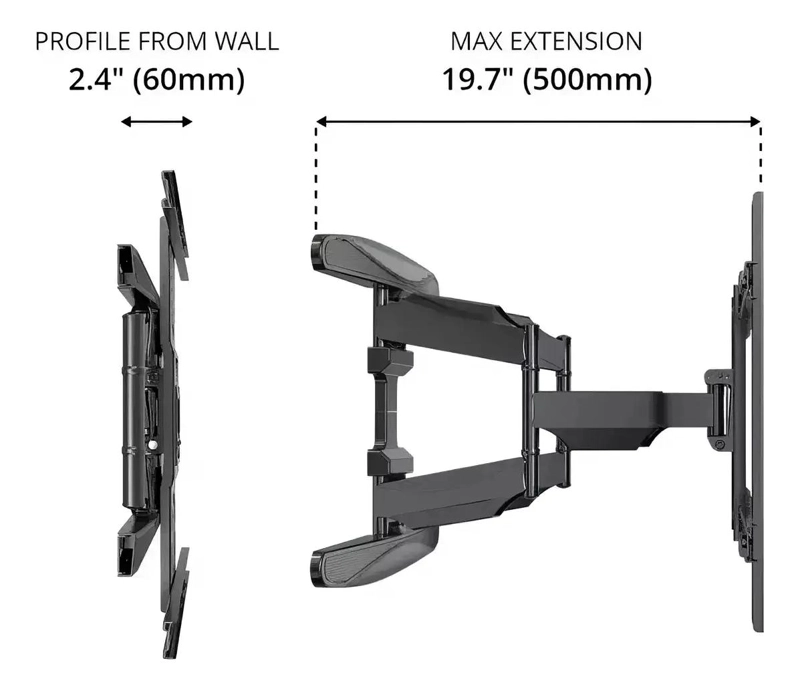 BRAZO ARTICULADO SOPORTE UNIVERSAL PARA TV 55-85' - 4