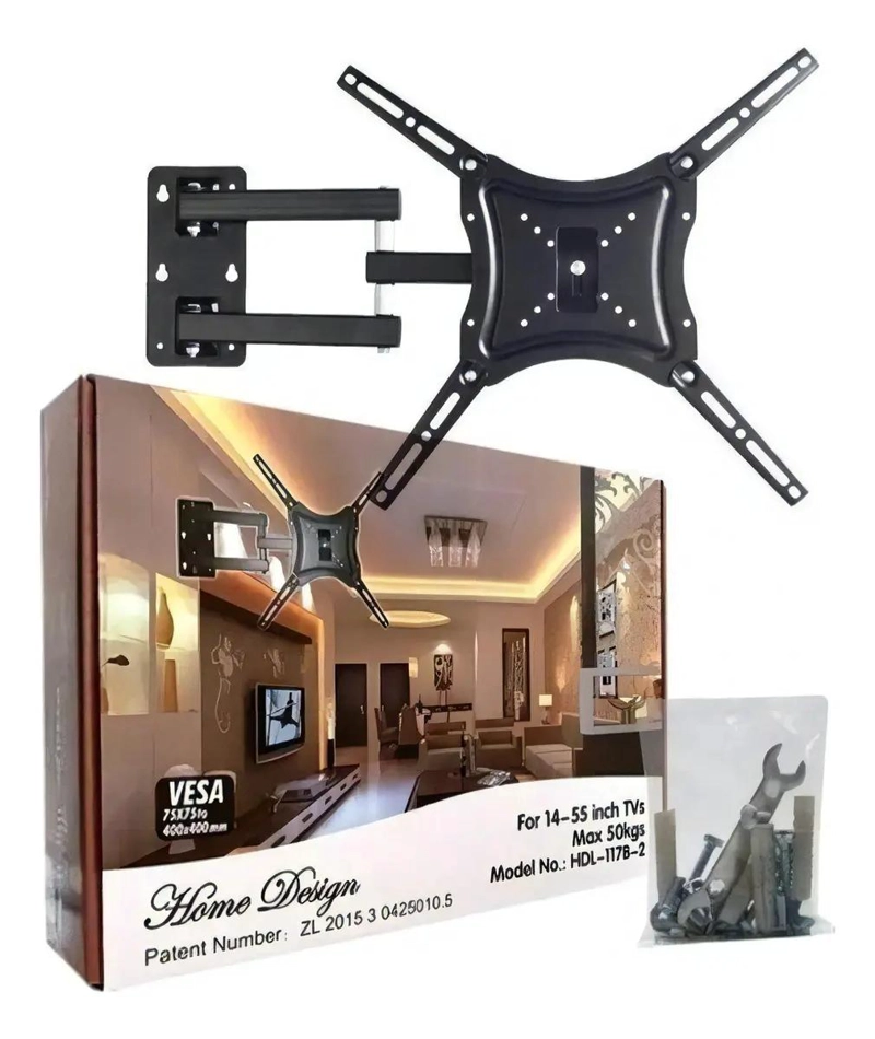 SOPORTE DE PARED PARA TV 14 A 55 PULGADAS CON BRAZO MOVIL - 5