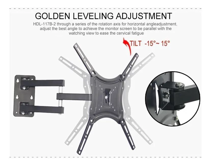 SOPORTE DE TV CON BRAZO PARA PANTALLAS 14-55 PULGADAS - 5