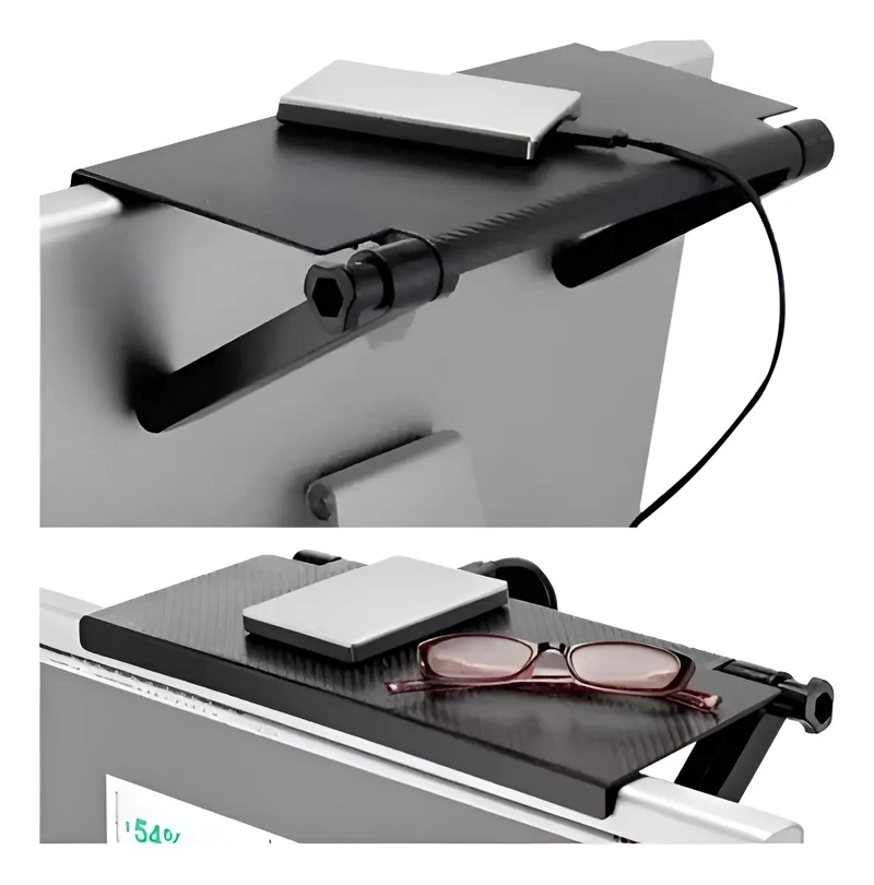 REPISA PLEGABLE PARA TV Y MONITOR CON SOPORTE PARA ROUTER - 1