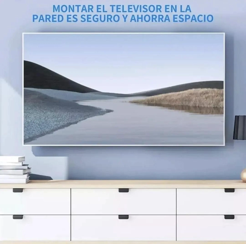 SOPORTE DE PARED PARA TV Y MONITOR 55 A 85 PULGADAS NEGRO - 2