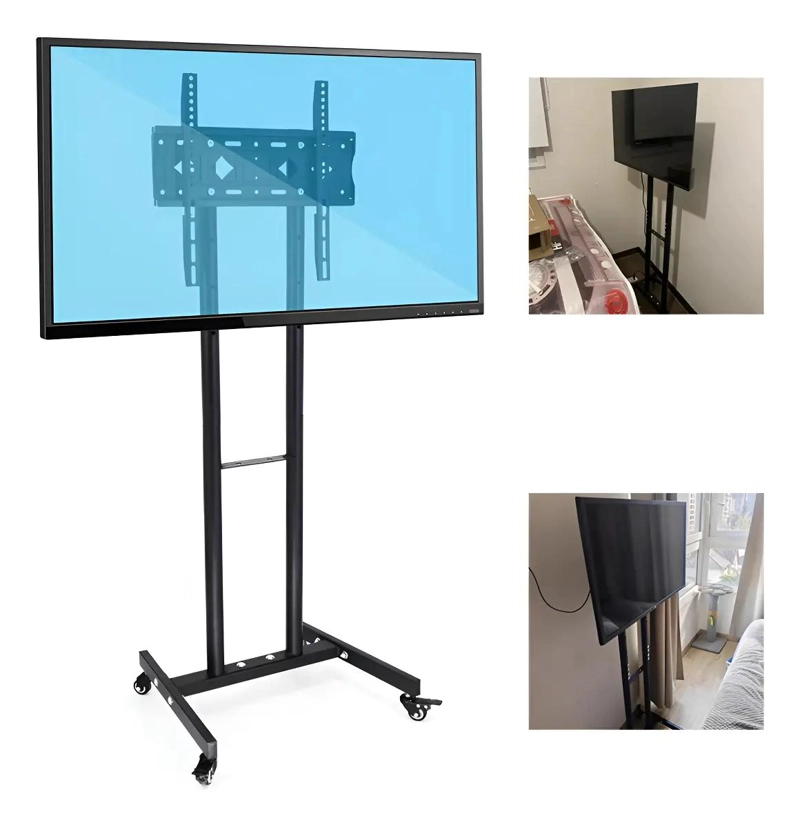SOPORTE DE PISO UNIVERSAL PARA TV 32-55' CON RUEDAS - 1