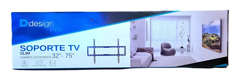 SOPORTE PARA TV DE 32 A 75 PULGADAS CON CAPACIDAD DE 45KG - 1