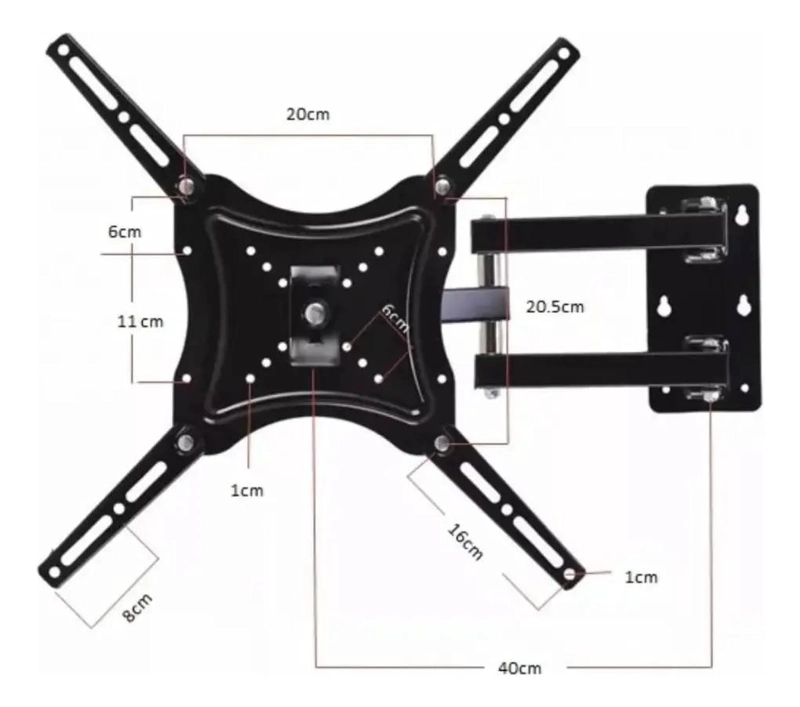 SOPORTE BASE PARA TELEVISOR HASTA 55 PULGADAS - 4