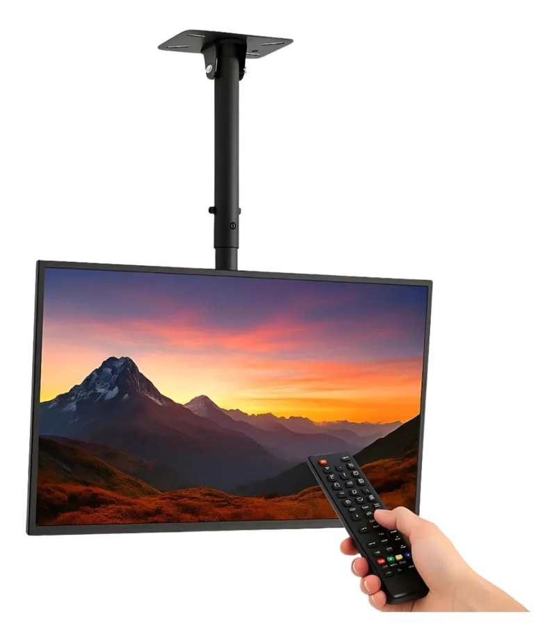 SOPORTE DE TECHO INCLINABLE PARA TV 32 A 70 PULGADAS - 1