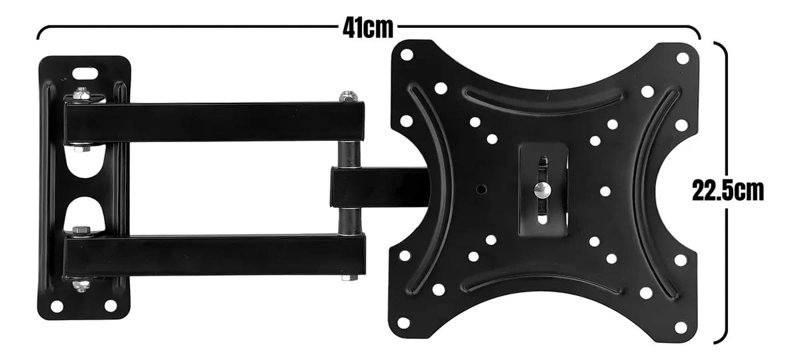 SOPORTE DE PARED RETRACTIL PARA TV 14-42 PULGADAS - 4