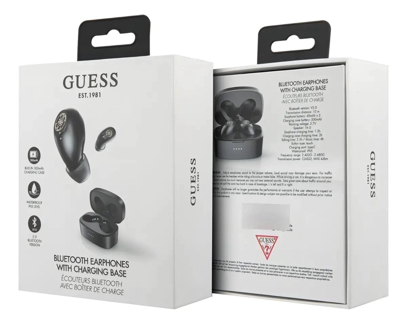 AUDIFONOS TRUE WIRELESS V5 NEGRO CON RESISTENCIA IPX5 - 2