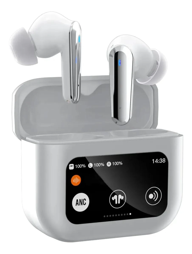 AUDIFONOS INALAMBRICOS BLUETOOTH CON PANTALLA TACTIL - 1