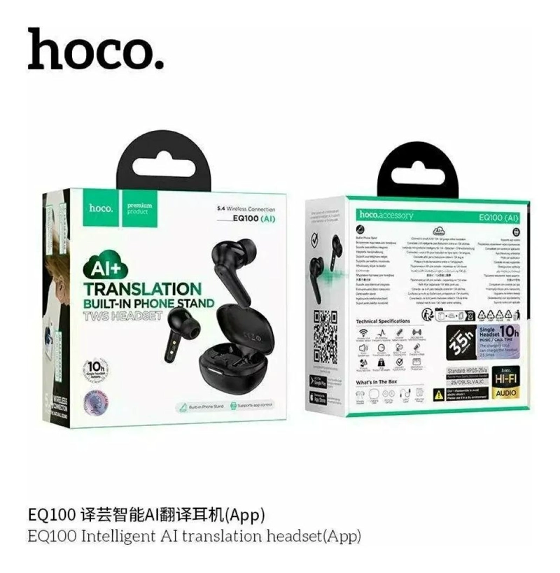 AUDIFONOS BLUETOOTH IN EAR CON TRADUCTOR Y STAND - 3