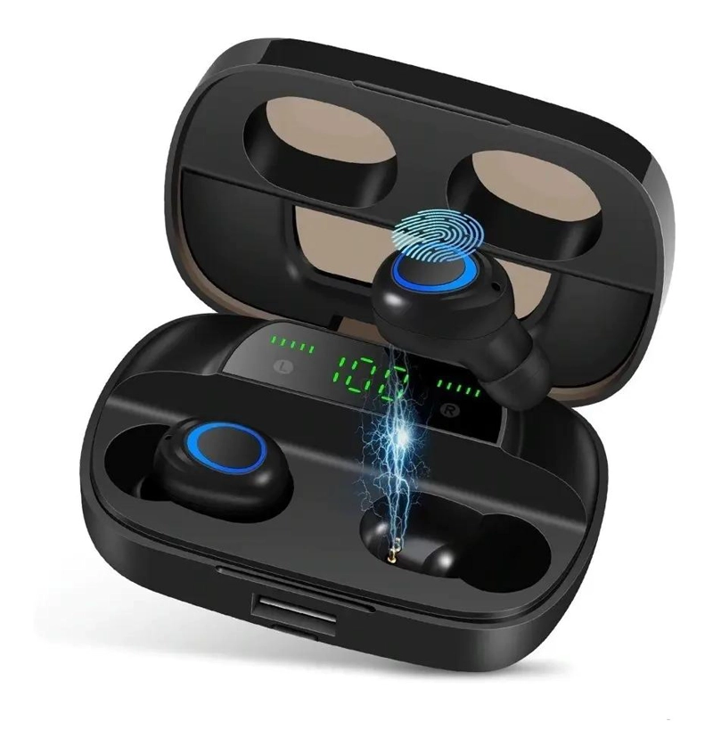 AUDIFONOS BLUETOOTH TWS S11 CON ESTUCHE 2200 MAH - 1