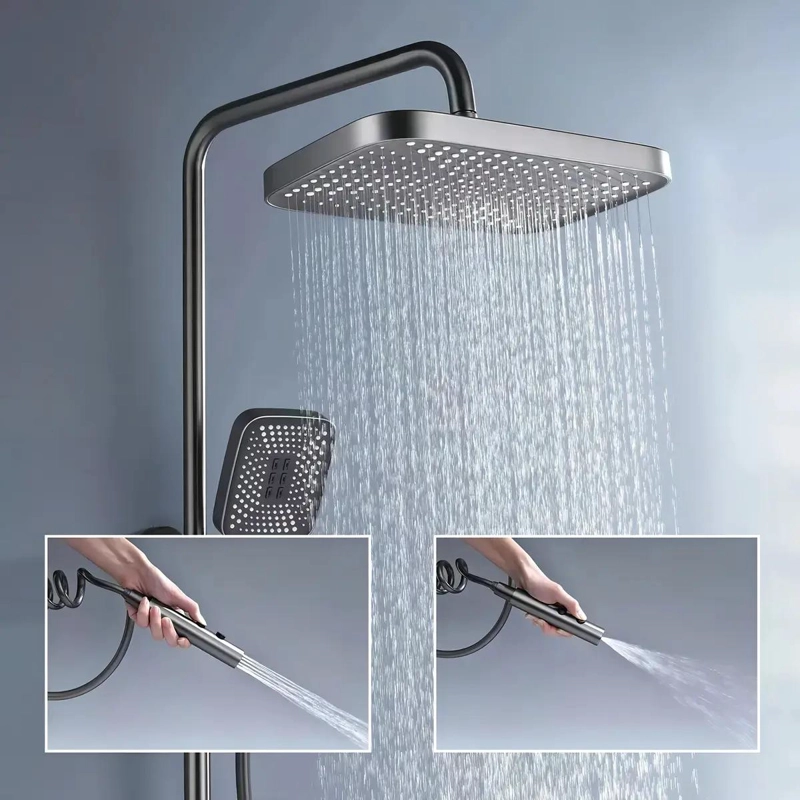 DUCHA COLUMNA MODERNA CON 4 FUNCIONES Y CONTROL DIGITAL - 4