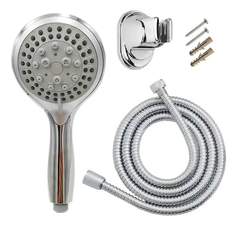JUEGO DE DUCHA CON MANGO, SOPORTE Y MANGUERA FLEXIBLE 1,8 - 1