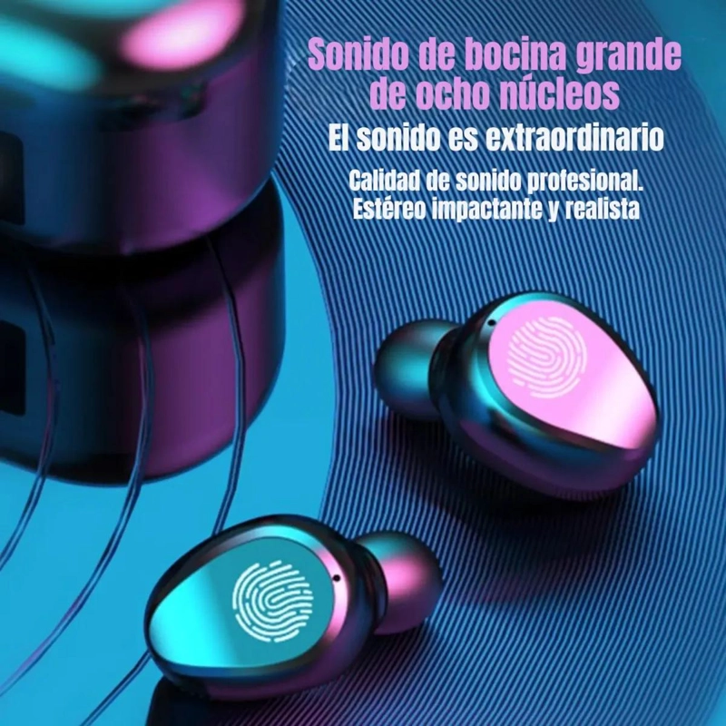AUDIFONOS INALAMBRICOS BLUETOOTH 5.3 CON PANTALLA LED - 2