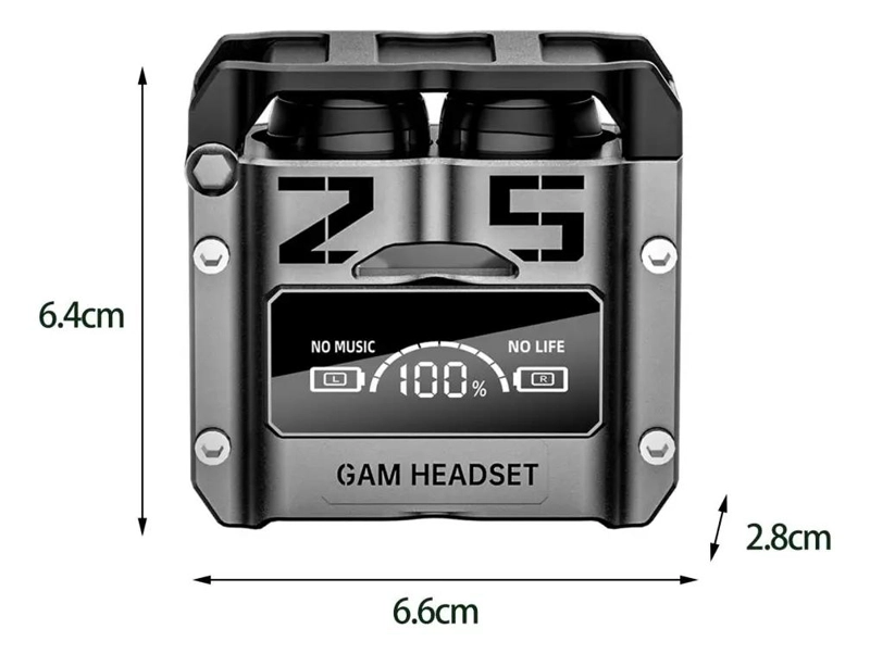 AUDIFONOS INALAMBRICOS M25 CON POWER BANK - 3