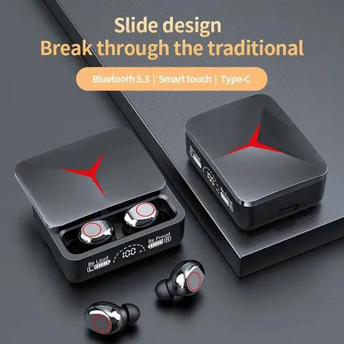 AUDIFONOS INALAMBRICOS M90 PRO TWS BLUETOOTH 5.3 NEGRO - 3