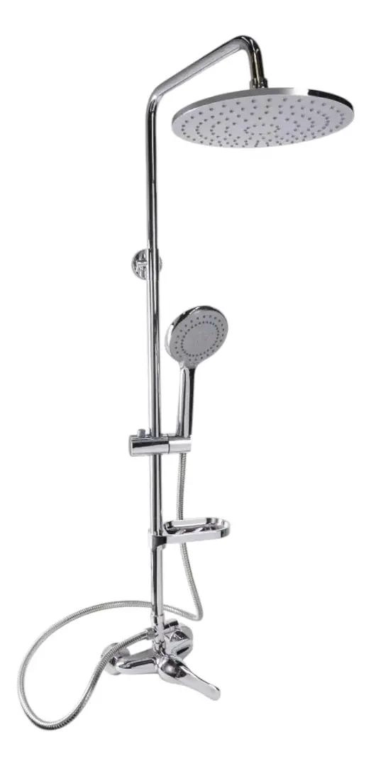 COLUMNA DE DUCHA PLATEADA CON 2 JETS - 2