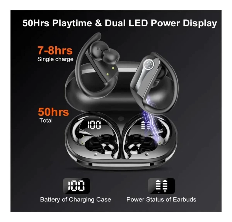 AURICULARES BLUETOOTH 5.3 CON SONIDO PREMIUM YYK-Q63 - 2
