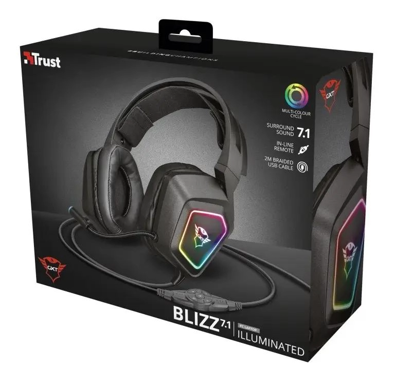 AURICULAR GAMER CON SONIDO 7.1 Y LUZ RGB - 3