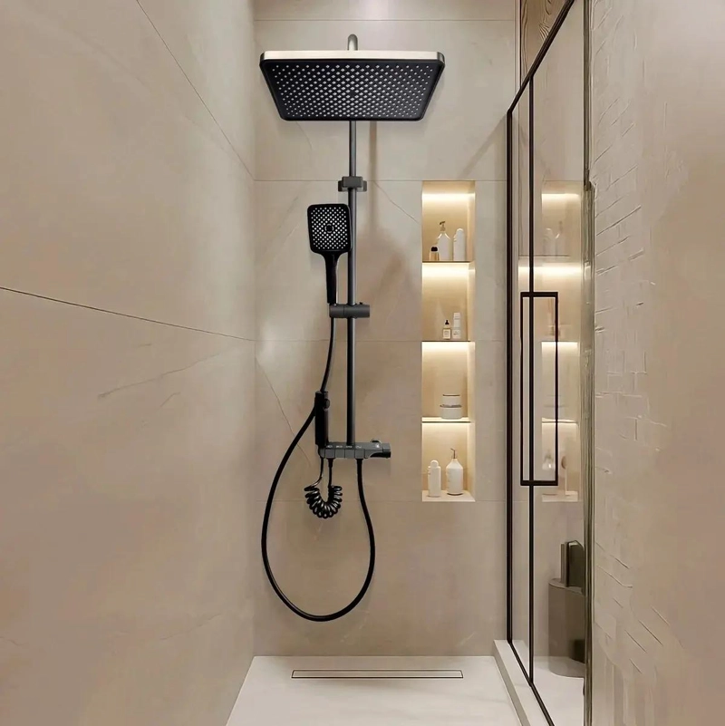 DUCHA COLUMNA MODERNA CON 4 FUNCIONES Y BOTONES - 5