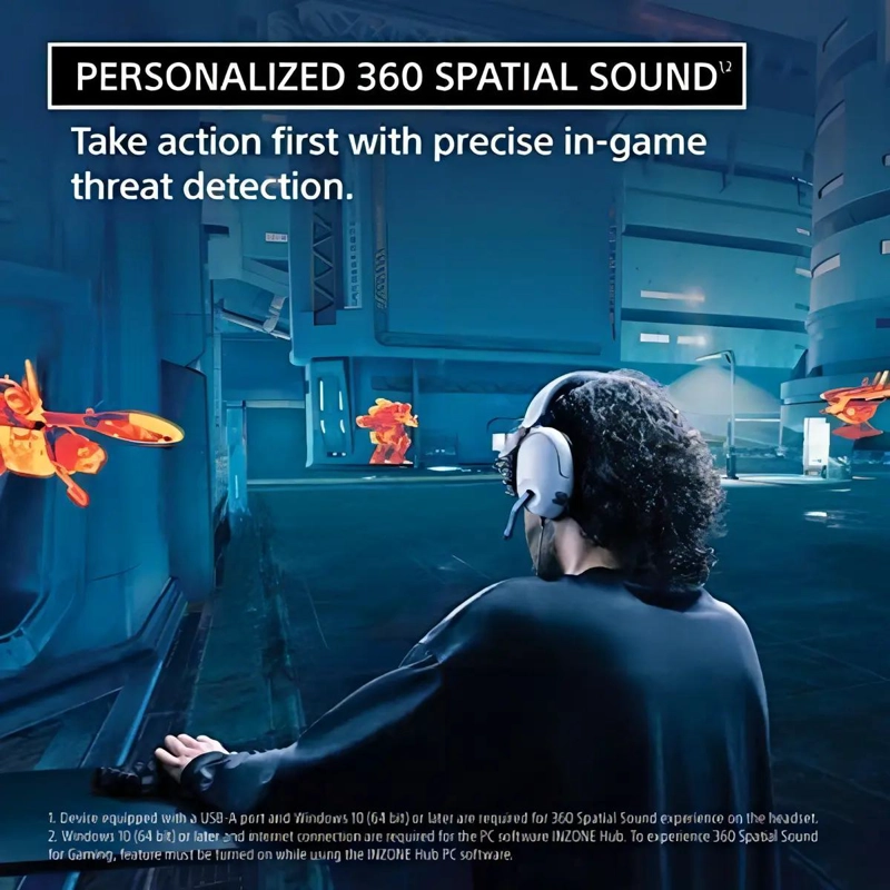 AURICULARES GAMER CON MICROFONO Y SONIDO ENVOLVENTE - 2